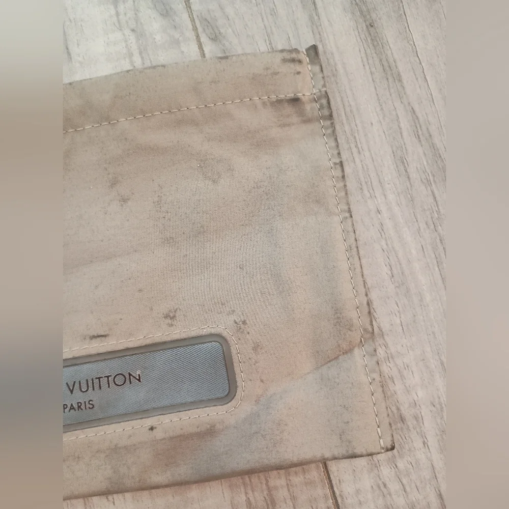LOUIS VUITTON Truth Voyage Pouch Beige Monogram Polyester